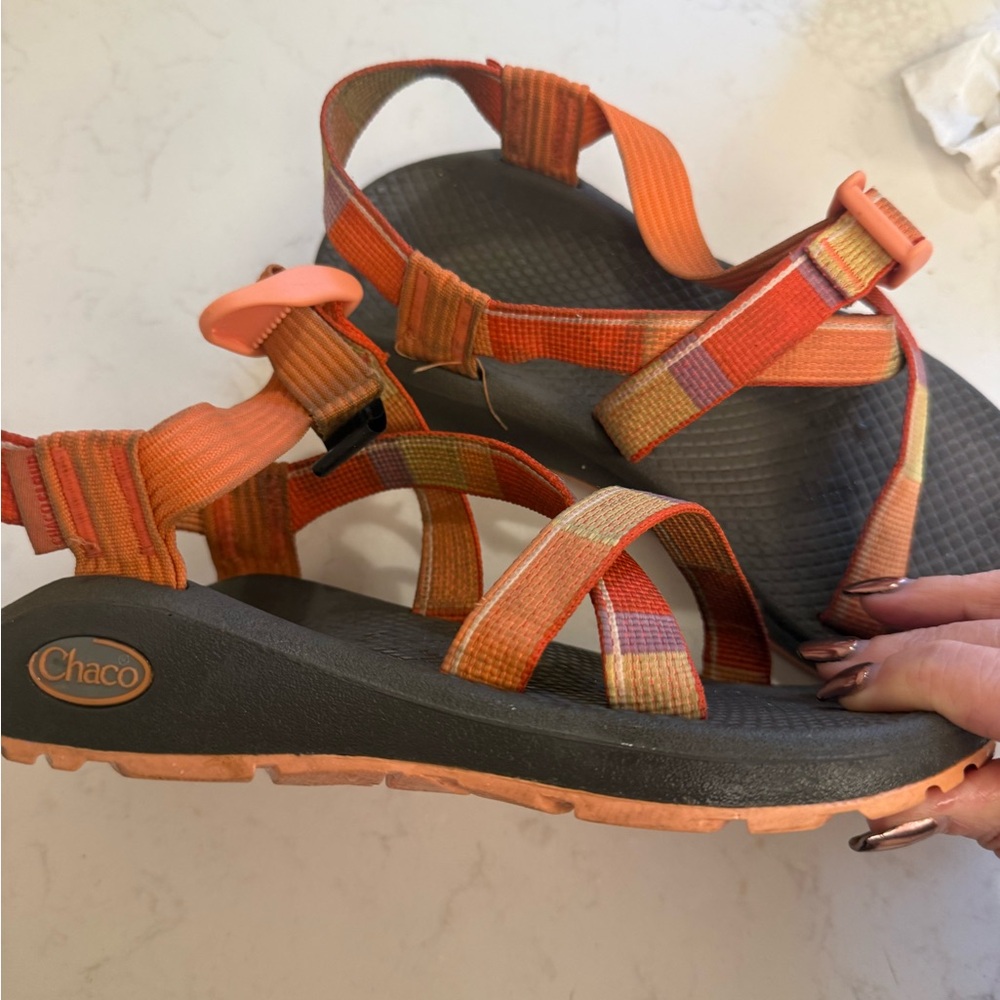 Chaco Orange Strappy Sandals